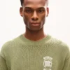 Jersey de algodón bordado con el emblema de Kenzo Paris