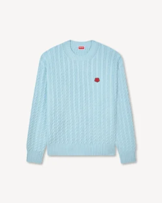 Jersey de punto «Boke Flower» en algodón y lana