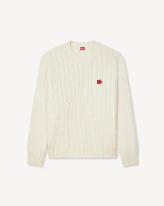 Jersey de punto «Boke Flower» en algodón y lana