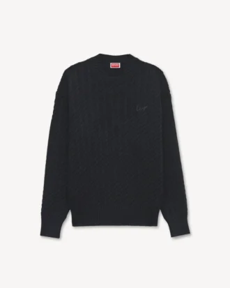 Jersey de punto con el logotipo «Kenzo Signature» bordado
