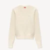Jersey de punto holgado bordado «Kenzo Signature» en algodón y lana