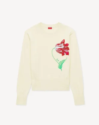 Jersey «Kenzo Tulip» de algodón y lana