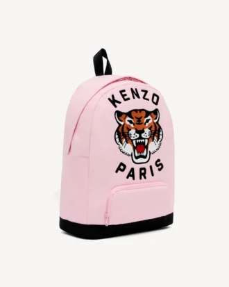 Mochila bordada de lona
