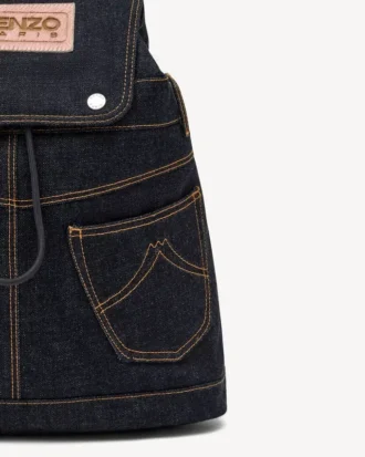 Mochila «Kenzo Five Pockets» en sarga tipo denim Mochila «Kenzo Five Pockets» en sarga tipo denim