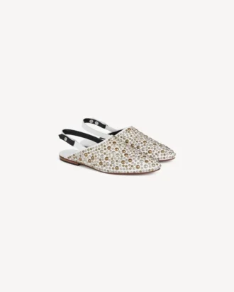 Mules «Kenzo-Kali» de piel con tachuelas
