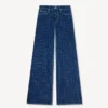 Pantalones anchos «Ayame» de Kenzo Weave en denim japonés Pantalones anchos «Ayame» de Kenzo Weave en denim japonés