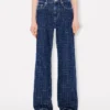 Pantalones anchos «Ayame» de Kenzo Weave en denim japonés Pantalones anchos «Ayame» de Kenzo Weave en denim japonés