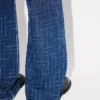 Pantalones anchos «Ayame» de Kenzo Weave en denim japonés Pantalones anchos «Ayame» de Kenzo Weave en denim japonés
