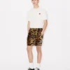 Pantalones cortos deportivos «Kenzo Tiger» en jacquard de terciopelo Pantalones cortos deportivos «Kenzo Tiger» en jacquard de terciopelo
