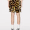 Pantalones cortos deportivos «Kenzo Tiger» en jacquard de terciopelo Pantalones cortos deportivos «Kenzo Tiger» en jacquard de terciopelo