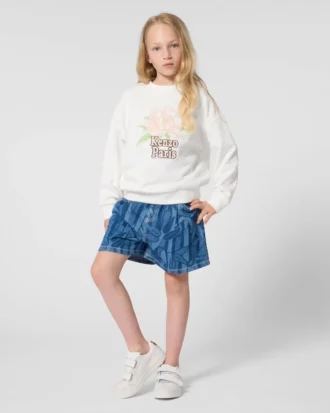 Pantalones cortos «Eden Jungle» de denim