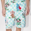 Pantalones cortos elásticos «Kenzo Cartoon» de algodón seersucker Pantalones cortos elásticos «Kenzo Cartoon» de algodón seersucker