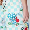Pantalones cortos elásticos «Kenzo Cartoon» de algodón seersucker Pantalones cortos elásticos «Kenzo Cartoon» de algodón seersucker