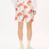 Pantalones cortos entallados «Kenzo Archive Rose» en tafetán técnico Pantalones cortos entallados «Kenzo Archive Rose» en tafetán técnico