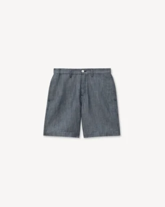 Pantalones cortos rectos «Kenzo Tulip» de algodón y lino