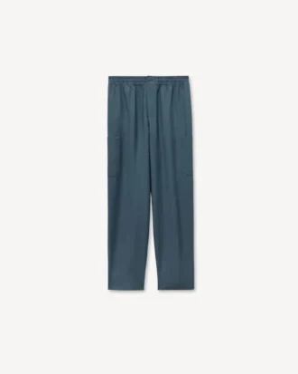 Pantalones de chándal cargo de viscosa y lana