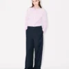 Pantalones de pierna ancha «Kenzo Weave» en jacquard de lana