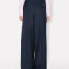 Pantalones de pierna ancha «Kenzo Weave» en jacquard de lana