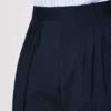 Pantalones de sastrería plisados de lana virgen Pantalones de sastrería plisados de lana virgen