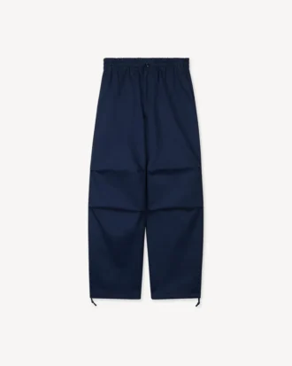Pantalones elásticos de algodón con diseño en espiga