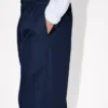 Pantalones elásticos de algodón con diseño en espiga Pantalones elásticos de algodón con diseño en espiga