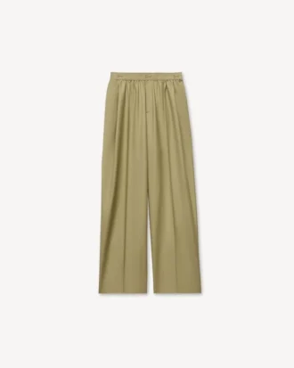 Pantalones elásticos de lana virgen Pantalones elásticos de lana virgen