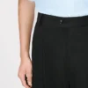 Pantalones entallados de mezcla de lana virgen