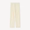 Pantalones plisados de lana virgen Pantalones plisados de lana virgen