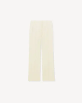 Pantalones rectos de lana virgen Pantalones rectos de lana virgen