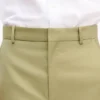 Pantalones rectos de sastrería en lana virgen Pantalones rectos de sastrería en lana virgen