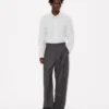 Pantalones rectos entallados «Kenzo Weave» en jacquard de lana Pantalones rectos entallados «Kenzo Weave» en jacquard de lana