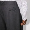 Pantalones rectos entallados «Kenzo Weave» en jacquard de lana Pantalones rectos entallados «Kenzo Weave» en jacquard de lana