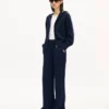 Pantalones rectos «Kenzo Signature» de algodón y lana