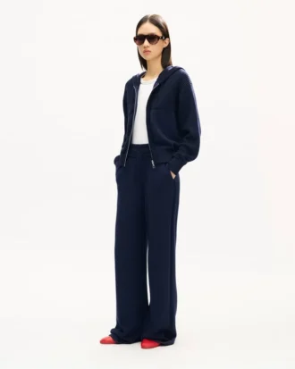 Pantalones rectos «Kenzo Signature» de algodón y lana