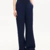 Pantalones rectos «Kenzo Signature» de algodón y lana