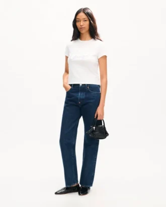 Pantalones rectos «Kenzo Signature» en denim japonés