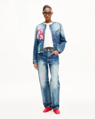 Pantalones rectos «Kenzo Tulip» en denim japonés Pantalones rectos «Kenzo Tulip» en denim japonés