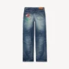Pantalones rectos «Kenzo Tulip» en denim japonés Pantalones rectos «Kenzo Tulip» en denim japonés