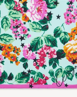 Pañuelo cuadrado pequeño «Kenzo Floral» de seda