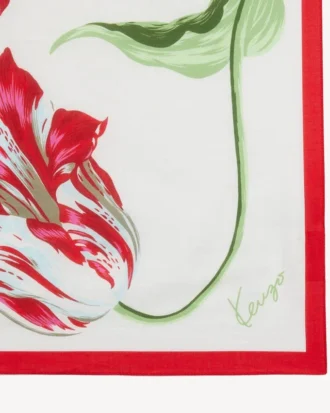Pañuelo «Kenzo Tulip» de algodón ligero