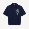 Polo bordado «Kenzo Tulip» de lana y algodón Polo bordado «Kenzo Tulip» de lana y algodón