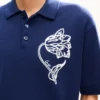 Polo bordado «Kenzo Tulip» de lana y algodón Polo bordado «Kenzo Tulip» de lana y algodón