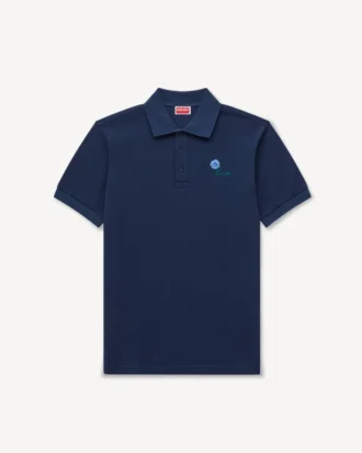 Polo entallado bordado «Kenzo Tulip» de algodón