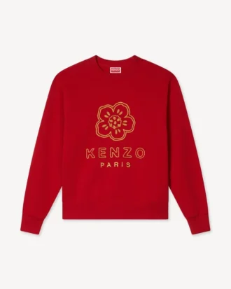 Sudadera bordada «Boke Flower» de algodón