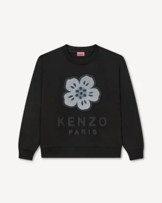 Sudadera bordada «Boke Flower» de algodón