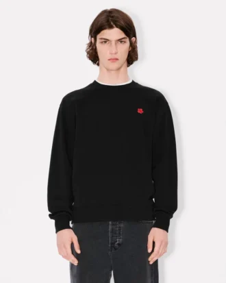 Sudadera bordada «Boke Flower» de algodón
