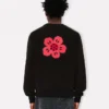 Sudadera bordada «Boke Flower» de algodón