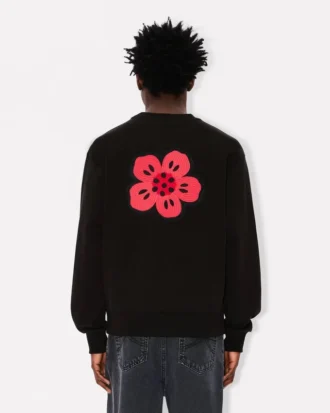 Sudadera bordada «Boke Flower» de algodón