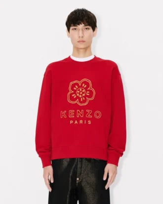 Sudadera bordada «Boke Flower» de algodón