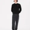 Sudadera bordada «Boke Flower» de algodón
